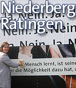 Wahlkampf in Niederberg/Ratingen