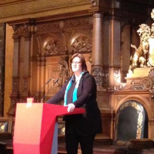 SPD-Empfang im Hamburger Rathaus.