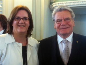 Kerstin Griese und Joachim Gauck am Tage seiner Amtseinführung 2012.