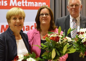 Drei Abgeordnete treten 2017 erneut für die SPD an: Elisabeth Müller-Witt, Kerstin Griese, Volker Münchow.