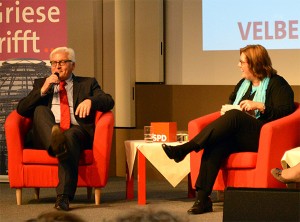 Frank -Walter Steinmeier: 2013 bei „Kerstin Griese trifft …“ im Forum Niederberg.