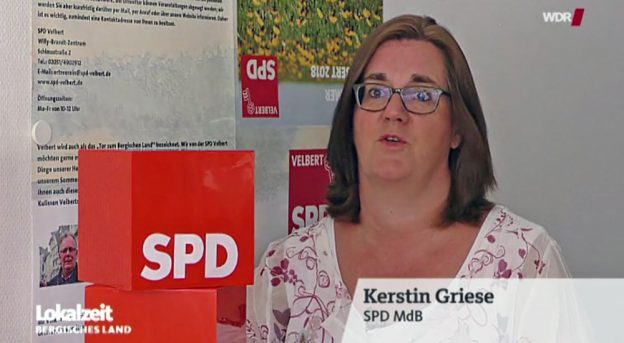 Kerstin Griese im WDR TV