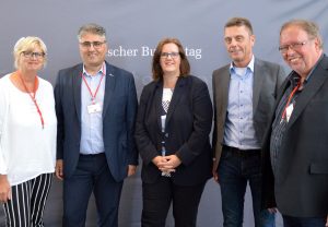 Gesche Hansmeier, Ahmet Yildiz, Kerstin Griese MdB, Klaus Koch und Reiner König